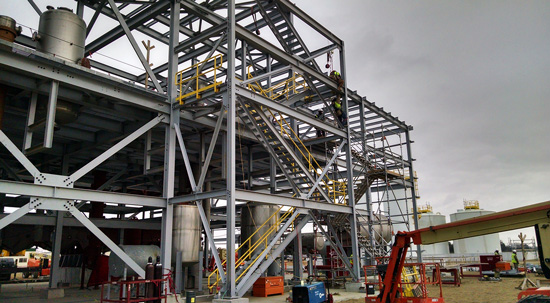 steel structure fabrication