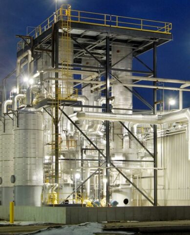 Structural steel fabrication