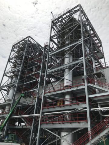 Structural steel fabrication