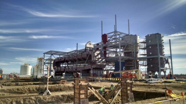 Structural steel fabrication